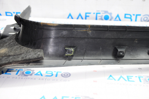 Door sill trim inner front left Audi Q5 8R 09-17 black, broken crepe, scratches