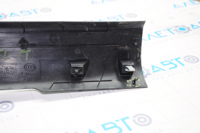 Door sill trim inner front left Audi Q5 8R 09-17 black, broken crepe, scratches