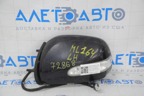 Mercedes W164 ML 11 left side mirror, 6 pins, turn signal, blue, scratches, without mirror element