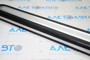 Door sill outer front left Audi Q5 8R 09-17 black with chrome, broken crepe, bumps, rubbed