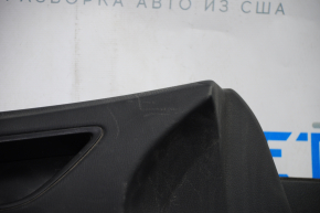Door trim card front left Mazda 6 13-15 black with black insert cloth, armrest leather, scratches, for dry cleaning