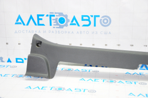 Door sill trim front left Fiat 500 12-19 black, scratches