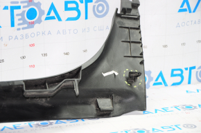 Door sill trim front left Fiat 500L 14-19 black, broken fastener, scratches