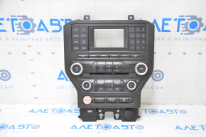 Ford Mustang mk6 15 climate and monitor control panel - under small monitor, scratch on overlay