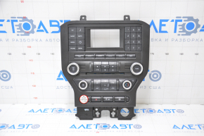 Ford Mustang mk6 15 climate and monitor control panel - for a small monitor, paint peeling off buttons and trim