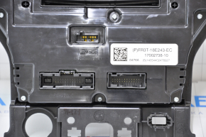 Ford Mustang mk6 15 climate and monitor control panel - for a small monitor, paint peeling off buttons and trim