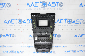 Ford Edge 15-16 manual radio and climate control panel, worn overlay