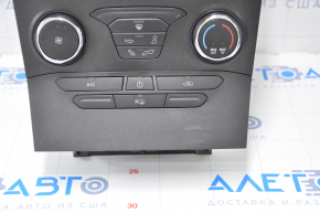 Ford Edge 15-16 manual radio and climate control panel, worn overlay
