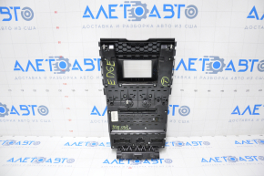 Radio and climate control panel Ford Edge 15-18 manual worn overlay