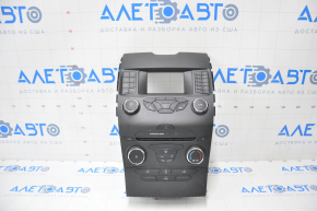 Radio and climate control panel Ford Edge 15-18 manual worn overlay