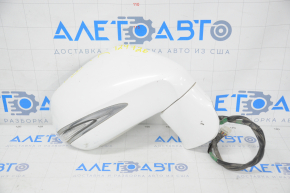 Side mirror right assembly Lexus RX350 RX450h 10-12 14 pins, auto-dimming, turn signal, white