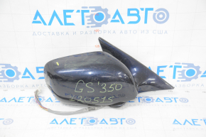 Side mirror right assembly Lexus GS300 GS350 GS430 GS450h 06-07 14 pins, heated, dark blue