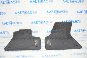 Set of interior mats VW Atlas 18-25 black rubber, for 3 rows