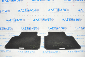 Set of floor mats for VW Atlas 18-25 cloth, black, for 2 rows
