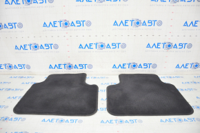 Set of floor mats for VW Atlas 18-25 cloth, black, for 2 rows