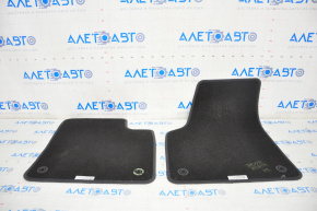 Set of floor mats for VW Atlas 18-25 cloth, black, for 2 rows