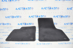 Set of floor mats for VW Atlas 18-25 cloth, black, for 2 rows