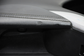 Door trim card front right Mazda 6 13-15 black with black insert leather, armrest leather, Bose, tears, bumps