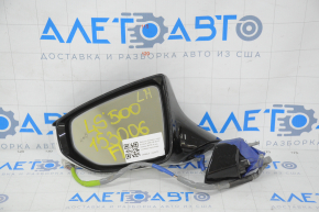 Left side mirror assembly Lexus LS500 18-20 15 pins, BSM, white, broken mount