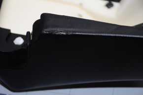 Door trim card front right Mazda 6 13-15 black with black insert cloth, armrest leather, tear, scratches