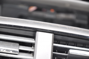 Torpedo front panel without AIRBAG Toyota Prius 50 16 black with beige under a small display and projection, scratches, pressed