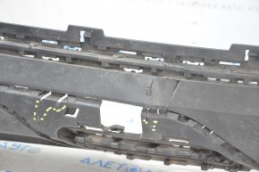 VW Atlas 18-23 rear bumper lip for parking sensors, crack structure, broken fastener, dented