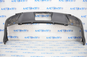VW Atlas 18-23 rear bumper lip for parking sensors, crack structure, broken fastener, dented