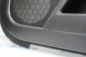 Door trim card front right Mazda CX-9 16- black with black insert leather, armrest leather, upper insert brown leather, BOSE, scratches