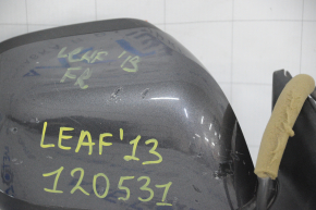 Side mirror right complete Nissan Leaf 13-17 5 pins, heated, graphite, scratches