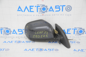 Side mirror right complete Nissan Leaf 13-17 5 pins, heated, graphite