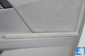 Door trim card front right Honda Accord 13-15 gray with gray insert velour, armrest velour, handle molding type 1, for dry cleaning