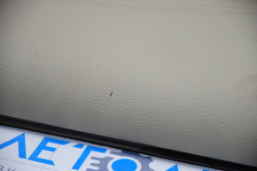 Door trim card front right Honda Accord 13-15 beige with beige insert leather, armrest leather, handle molding type 4, tear, scratches