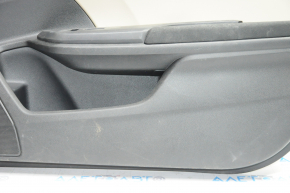 Door trim card front right Honda Civic X FC 16-21 4d cloth black with beige insert plastic, scratches, for dry cleaning