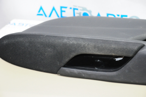 Door trim card front right Honda Civic X FC 16-21 4d cloth black with beige insert plastic, scratches, for dry cleaning