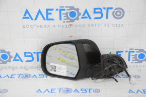 Left side mirror assembly for Nissan Leaf 11-12, 3-pin, black