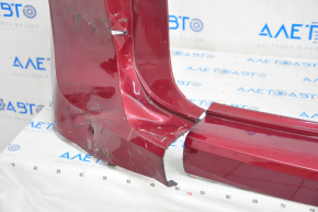 Bare rear bumper VW Atlas 18-20 red, torn, broken, dented