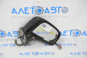 Right side mirror assembly for Nissan Versa 1.8 10-12 3-pin, black