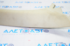 Upper right front pillar trim Lincoln MKZ 13-15 beige, fabric swelled, dry cleanable