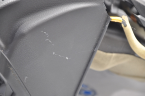 Dashboard front panel without AIRBAG Toyota Highlander 08-13 black, scratch