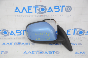 Side mirror right complete Nissan Leaf 11-12 3 pins, blue