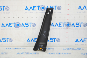 Center pillar trim outer right VW Jetta 11-18 USA plastic, scratches