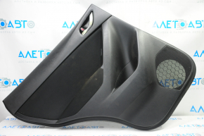 Door trim card rear left Mazda CX-5 13-15 black with black insert cloth, armrest leather, scratches, for dry cleaning