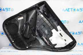 Door trim card rear left Mazda CX-5 13-15 black with black insert cloth, armrest leather, scratches, for dry cleaning