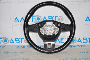 Naked steering wheel VW Passat b7 12-15 USA leather black, no buttons