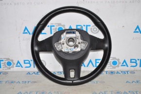 Naked steering wheel VW Passat b7 12-15 USA leather black, no buttons