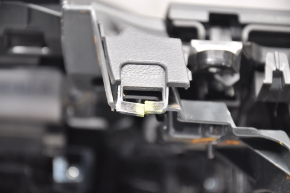 Torpedo front panel without AIRBAG Lexus ES300h ES350 13-18 black with glove compartment, broken bar, broken fastener