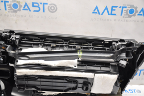 Torpedo front panel without AIRBAG Lexus ES300h ES350 13-18 black with glove compartment, broken bar, broken fastener