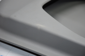 Door trim card rear left Honda Accord 13-17 gray with gray insert velour, armrest velour, for dry cleaning, fold