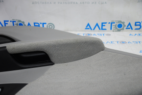 Door trim card rear left Honda Accord 13-17 gray with gray insert velour, armrest velour, for dry cleaning, fold