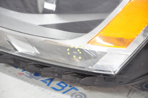 Headlight front left VW Jetta 11-16 bare USA halogen, scratch